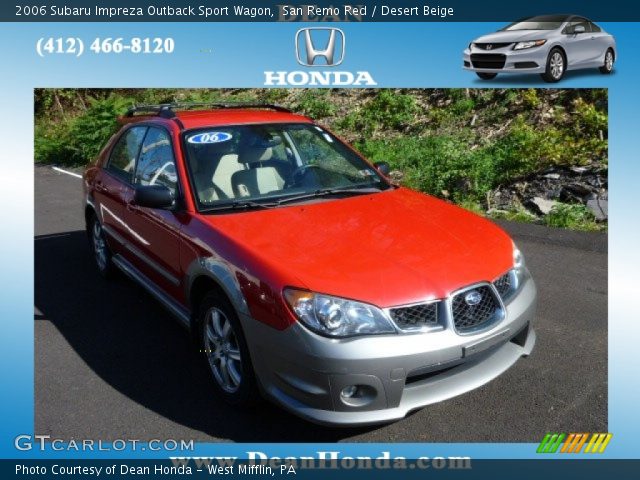 2006 Subaru Impreza Outback Sport Wagon in San Remo Red