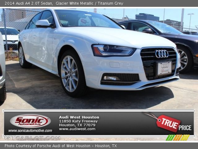 2014 Audi A4 2.0T Sedan in Glacier White Metallic