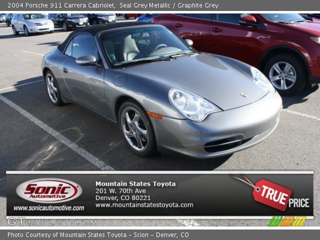2004 Porsche 911 Carrera Cabriolet in Seal Grey Metallic