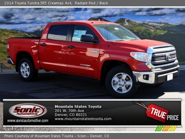 2014 Toyota Tundra SR5 Crewmax 4x4 in Radiant Red