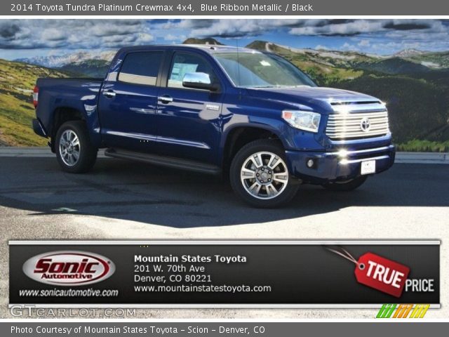 2014 Toyota Tundra Platinum Crewmax 4x4 in Blue Ribbon Metallic