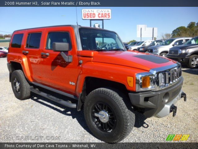 2008 Hummer H3  in Solar Flare Metallic