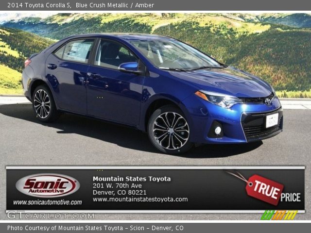 2014 Toyota Corolla S in Blue Crush Metallic