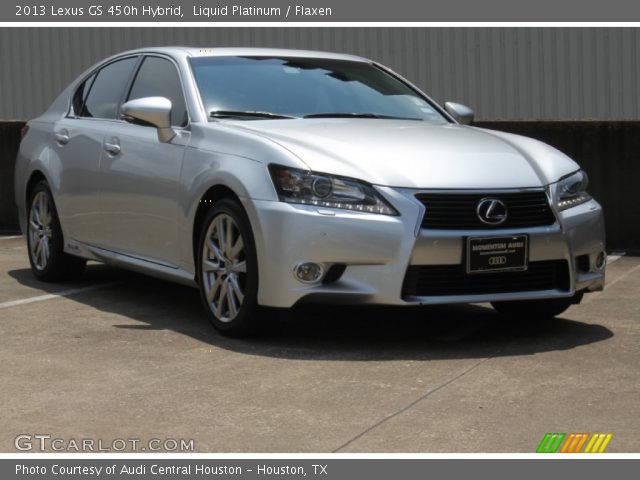 2013 Lexus GS 450h Hybrid in Liquid Platinum