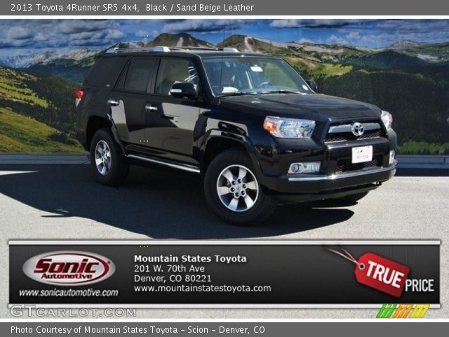 2013 Toyota 4Runner SR5 4x4 in Black
