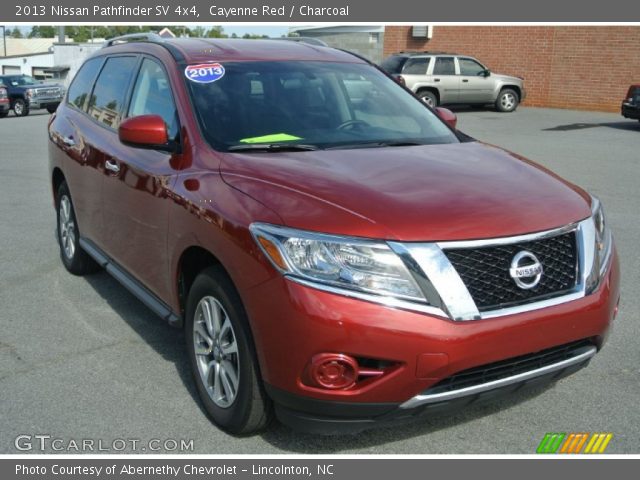 2013 Nissan Pathfinder SV 4x4 in Cayenne Red