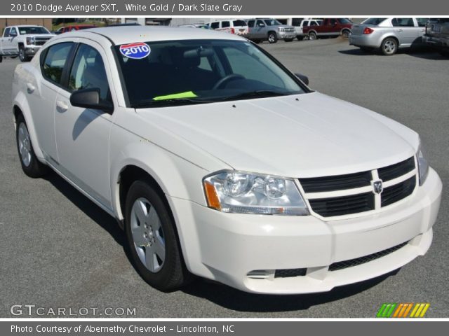 2010 Dodge Avenger SXT in White Gold