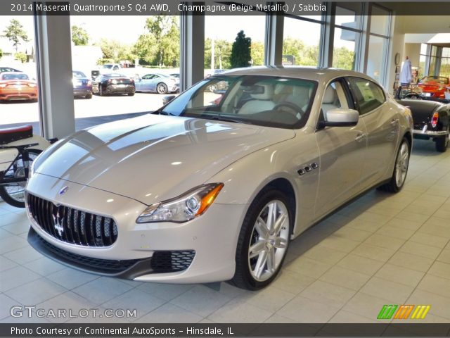 2014 Maserati Quattroporte S Q4 AWD in Champagne (Beige Metallic)