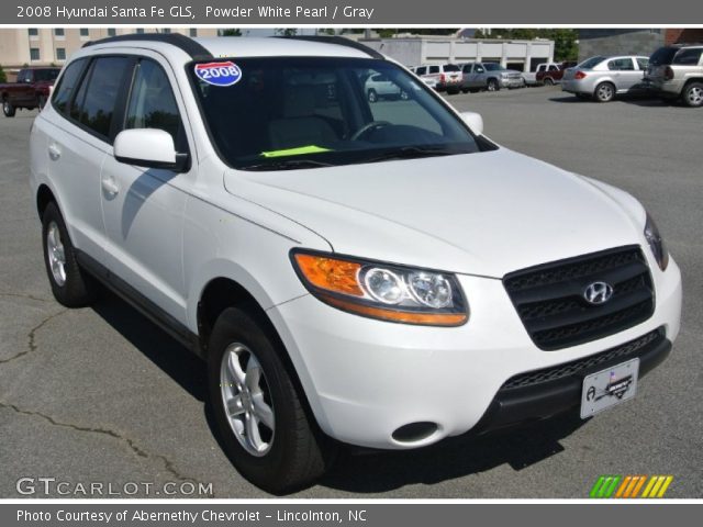 2008 Hyundai Santa Fe GLS in Powder White Pearl