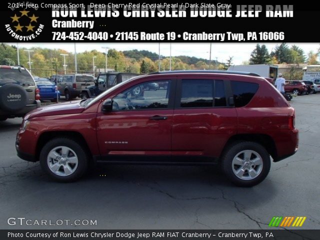 2014 Jeep Compass Sport in Deep Cherry Red Crystal Pearl