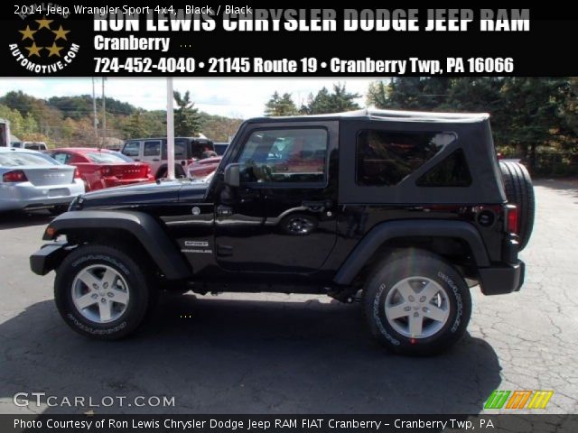 2014 Jeep Wrangler Sport 4x4 in Black