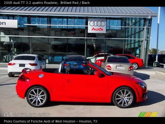 2008 Audi TT 3.2 quattro Roadster in Brilliant Red