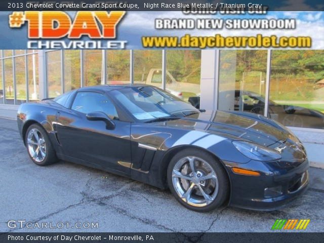 Night Race Blue Metallic 2013 Chevrolet Corvette Grand