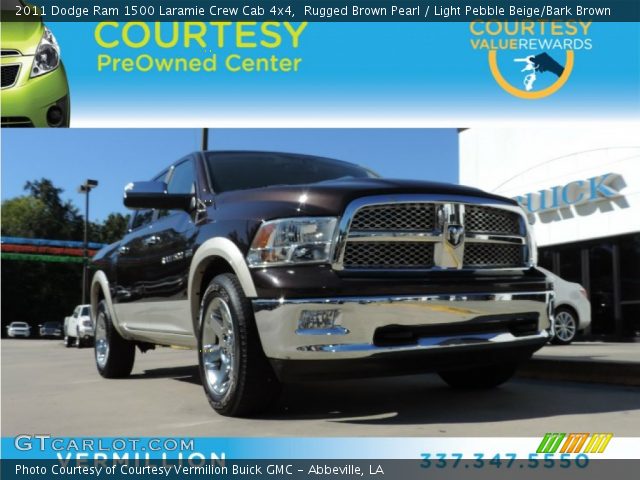 2011 Dodge Ram 1500 Laramie Crew Cab 4x4 in Rugged Brown Pearl