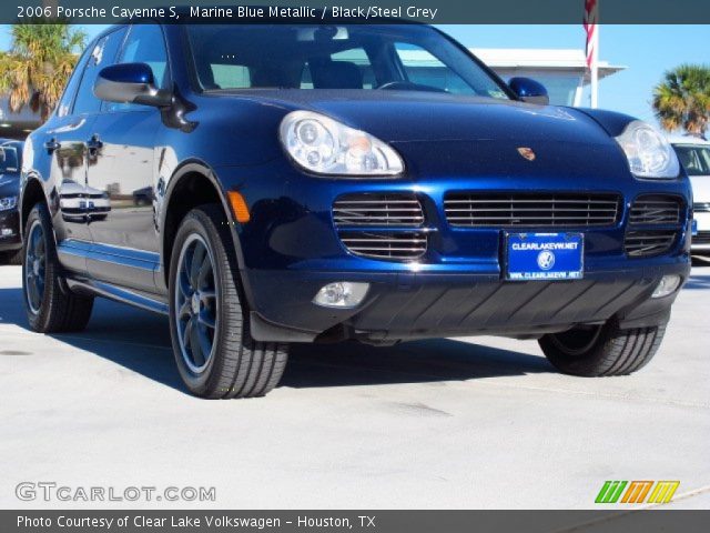 2006 Porsche Cayenne S in Marine Blue Metallic