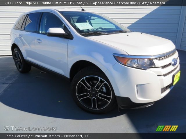 2013 Ford Edge SEL in White Platinum Tri-Coat