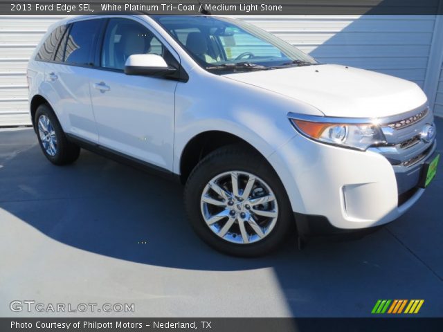 2013 Ford Edge SEL in White Platinum Tri-Coat