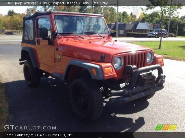 2006 Jeep Wrangler X 4x4 in Impact Orange