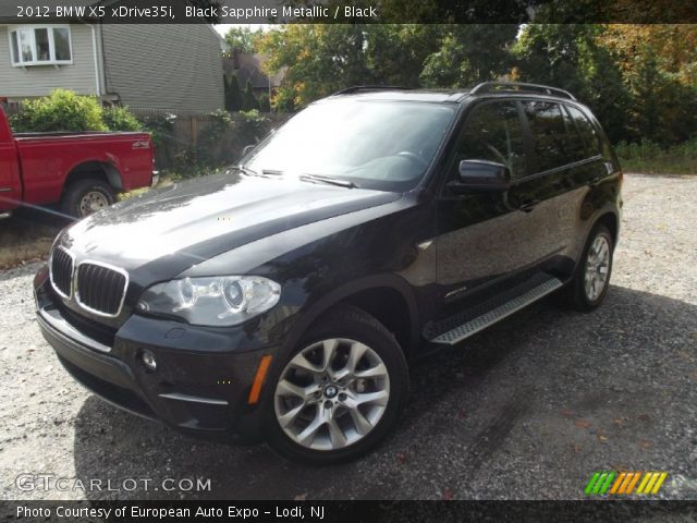 2012 BMW X5 xDrive35i in Black Sapphire Metallic