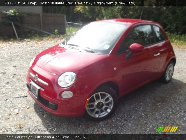 2013 Fiat 500 Pop in Rosso Brillante (Red Tri-Coat)
