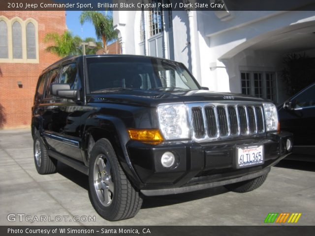 2010 Jeep Commander Sport in Brilliant Black Crystal Pearl