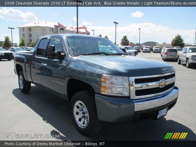 2008 Chevrolet Silverado 1500 LT Extended Cab 4x4 in Blue Granite Metallic