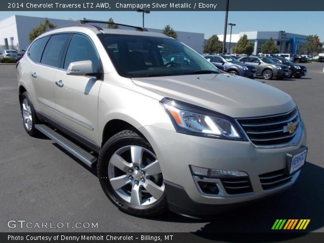 2014 Chevrolet Traverse LTZ AWD in Champagne Silver Metallic