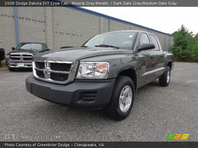 2008 Dodge Dakota SXT Crew Cab in Mineral Gray Metallic
