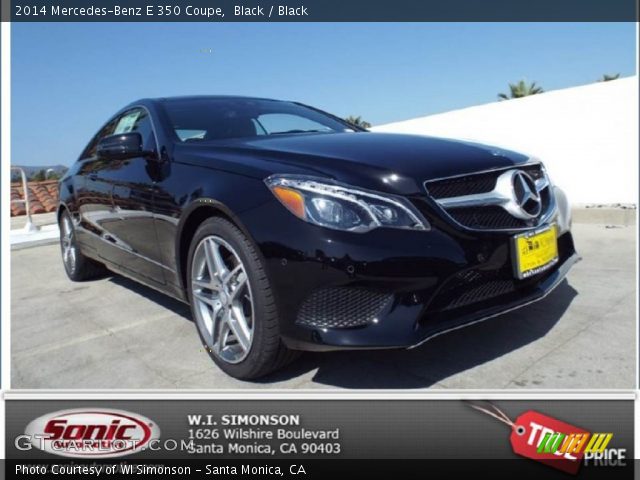2014 Mercedes-Benz E 350 Coupe in Black