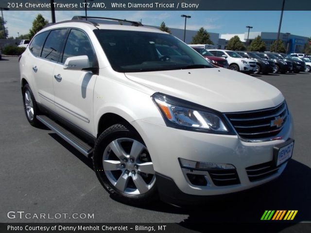 2014 Chevrolet Traverse LTZ AWD in White Diamond Tricoat
