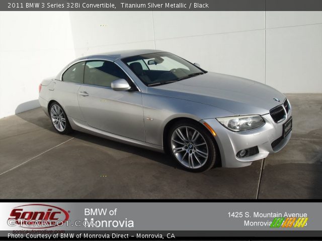 2011 BMW 3 Series 328i Convertible in Titanium Silver Metallic