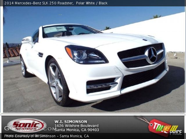 2014 Mercedes-Benz SLK 250 Roadster in Polar White