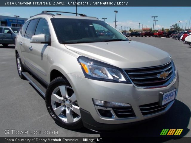 2014 Chevrolet Traverse LTZ AWD in Champagne Silver Metallic