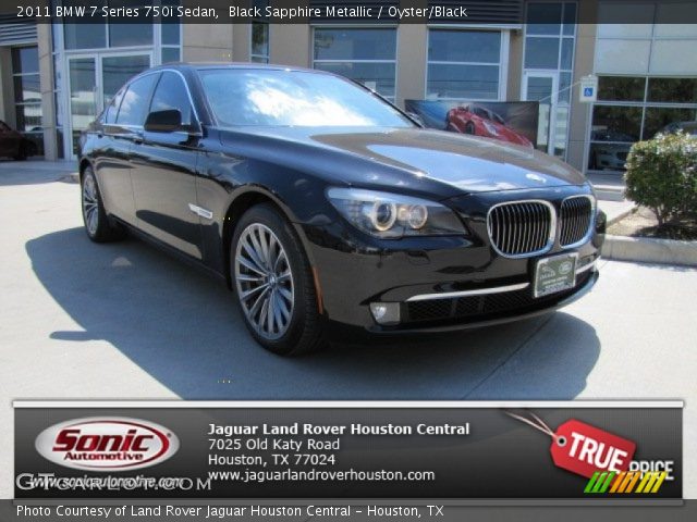 2011 BMW 7 Series 750i Sedan in Black Sapphire Metallic