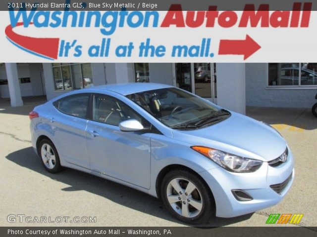2011 Hyundai Elantra GLS in Blue Sky Metallic