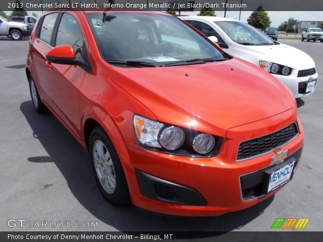 2013 Chevrolet Sonic LT Hatch in Inferno Orange Metallic