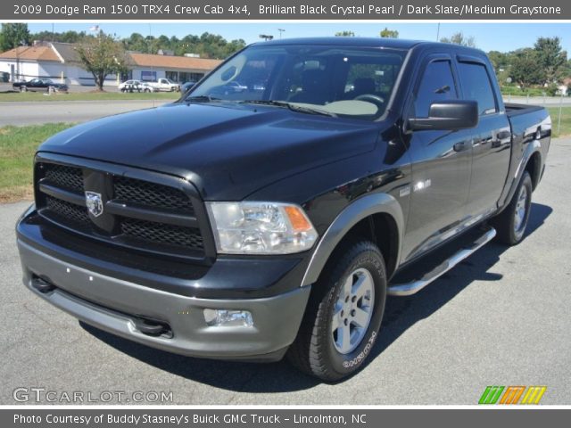 2009 Dodge Ram 1500 TRX4 Crew Cab 4x4 in Brilliant Black Crystal Pearl