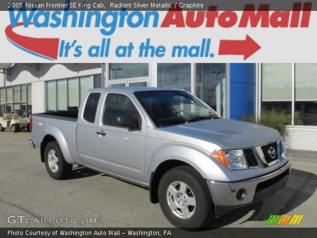 2005 Nissan Frontier SE King Cab in Radiant Silver Metallic