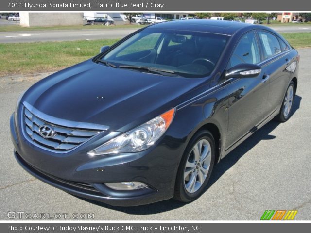 2011 Hyundai Sonata Limited in Pacific Blue Pearl