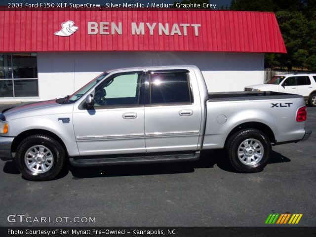 2003 Ford F150 XLT SuperCrew in Silver Metallic