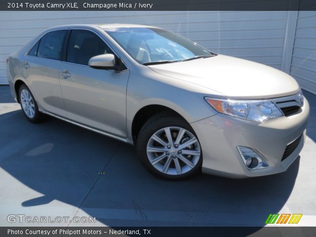 2014 Toyota Camry XLE in Champagne Mica