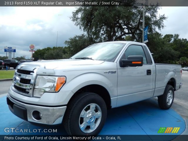 2013 Ford F150 XLT Regular Cab in Ingot Silver Metallic