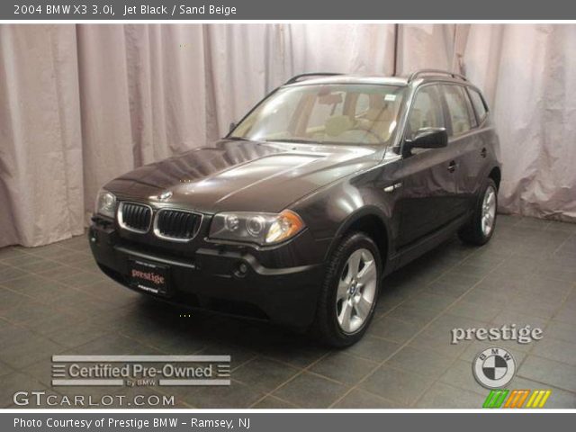 2004 BMW X3 3.0i in Jet Black