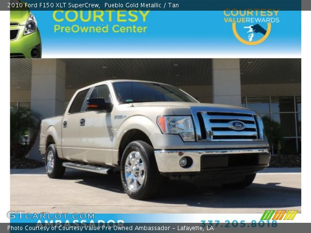 2010 Ford F150 XLT SuperCrew in Pueblo Gold Metallic