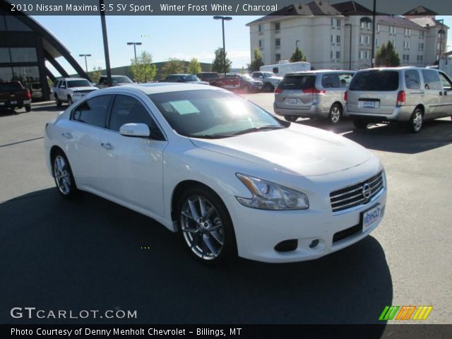 2010 Nissan Maxima 3.5 SV Sport in Winter Frost White