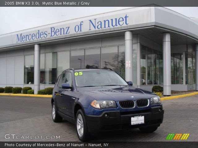 2005 BMW X3 3.0i in Mystic Blue Metallic