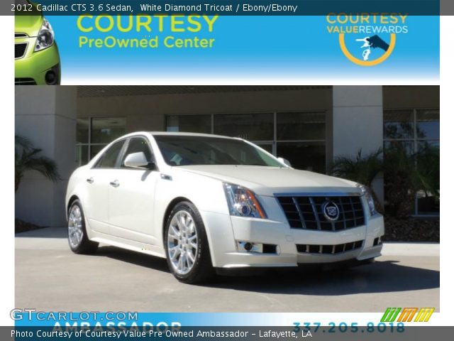2012 Cadillac CTS 3.6 Sedan in White Diamond Tricoat