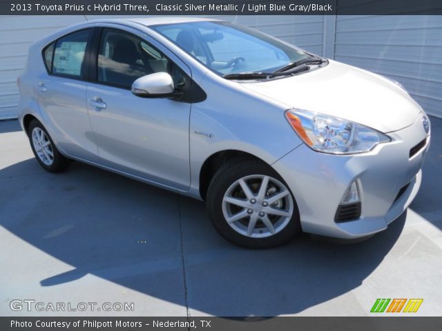 2013 Toyota Prius c Hybrid Three in Classic Silver Metallic