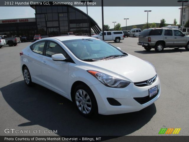 2012 Hyundai Elantra GLS in Shimmering White