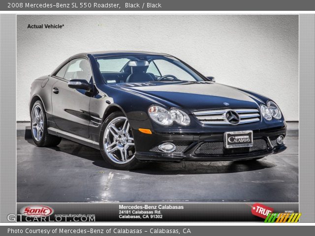 2008 Mercedes-Benz SL 550 Roadster in Black